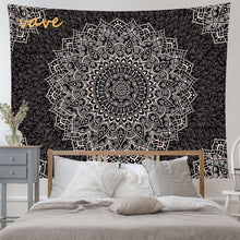 Load image into Gallery viewer, Indian Mandala Tapestry Flower Wall Hanging Boho Hippie Cloth Fabric Large Tapestry Interior Bedroom Dorm Room Decor Aesthetic