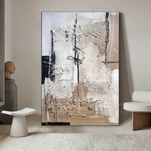 Carica l&#39;immagine nel visualizzatore della Galleria, Nordic Art Mural Canvas Poster For Wall Decor Picture Handmade Oil Painting Home Aesthetics Hanging Image Living Room Bedroom