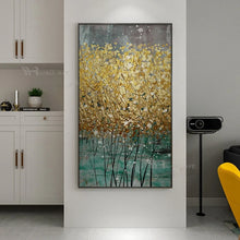 Carica l&#39;immagine nel visualizzatore della Galleria, New Custom Oil Painting Wall Art Hanging Poster Handmade Canvas Mural Modern Abstract Money Tree Image For Home Hotel Decoration