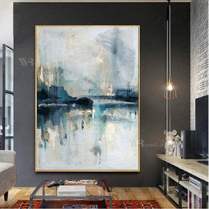 Modern Abstract Wall Art Poster Home Decor Hand Drawn Canvas Oil Painting Mural Image Hanging Picture For Living Room Entrance