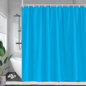 Simple Modern European style Shower Curtain Blue Purple Green Red Color Pattern Bathroom Polyester Cloth Hanging Curtains Sets