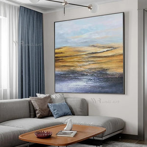 Abstract Landscape Wall Poster Canvas Art Modern Handmade Oil Painting Home Decoration Picture Living Room Bedroom Restaurant