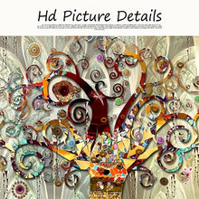 Carica l&#39;immagine nel visualizzatore della Galleria, Albero della vita di Gustav Klimt Quadro su tela con paesaggio, poster e stampe scandinavi, quadro moderno da parete per soggiorno