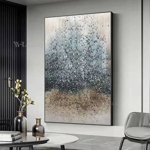 Handmade Art Abstract Texture Oil Painting Nordic Modern Acrylic Canvas Decorative Mural Living Room Bedroom Aisle Custom Poster