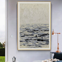 Загрузите изображение в программу просмотра галереи, Cuadros Para el hogar Abstract Oil Painting Handmade On Canvas Texture Seascenery Wall Art Poster Picture For Living Room Proch