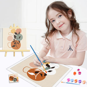 GATYZTORY DIY Numbers Painting Kit Kids Image Paint By Numbers Hand Painted Coloring By Numbers Unique Gift For Children 20x20cm