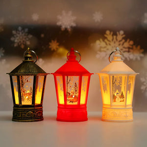 2023 New Year Lamp Decor Christmas Portable Lantern Santa Claus Xmas Tree Wind Lights Pendant Navidad Christmas Home Decoration