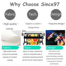 Carica l&#39;immagine nel visualizzatore della Galleria, Albero della vita di Gustav Klimt Quadro su tela con paesaggio, poster e stampe scandinavi, quadro moderno da parete per soggiorno