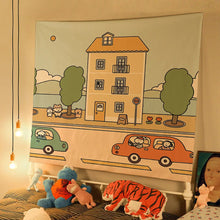 Load image into Gallery viewer, Kawaii Room Decor Tapestry Wall Hanging Bedroom Home Decoration Accessories Aesthetic Cute Girl Kids Cartoon Decoration Mural