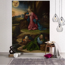 Carica l&#39;immagine nel visualizzatore della Galleria, Gesù Figlio di Dio Sfondo Arazzo decorativo Mandala Boho Hippie Decorazione da parete Arazzo Sfondo domestico Arazzo decorativo