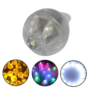 Globo de luz LED, lámpara de bola con Flash, minilinterna ultraligera colorida, lámpara de globo de bala redonda, decoración de Navidad y Halloween