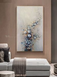 Unique Design Beautiful Flowers Piture For Gift Handmade Canvas Oil Painting Wall Art Poster Home Decor For Living Room Entrance