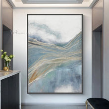 Laden Sie das Bild in den Galerie-Viewer, Abstract Decorative Drawing Handmade Oil Painting Canvas Art Hanging Picture Wall Poster Living Room Bedroom Restaurant Hotel