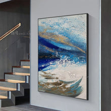 Load image into Gallery viewer, Wall Decor Oil Painting Nordic Abstract Art Handmade Canvas Poster Amazing Premium Aesthetic Murals for Living Room Porch Hotel