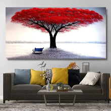 Load image into Gallery viewer, Room Decor Poster Nordic Abstract Tree Canvas Painting Wall Pictures Sticker For Living Room Home Decore Painting Free Shipping