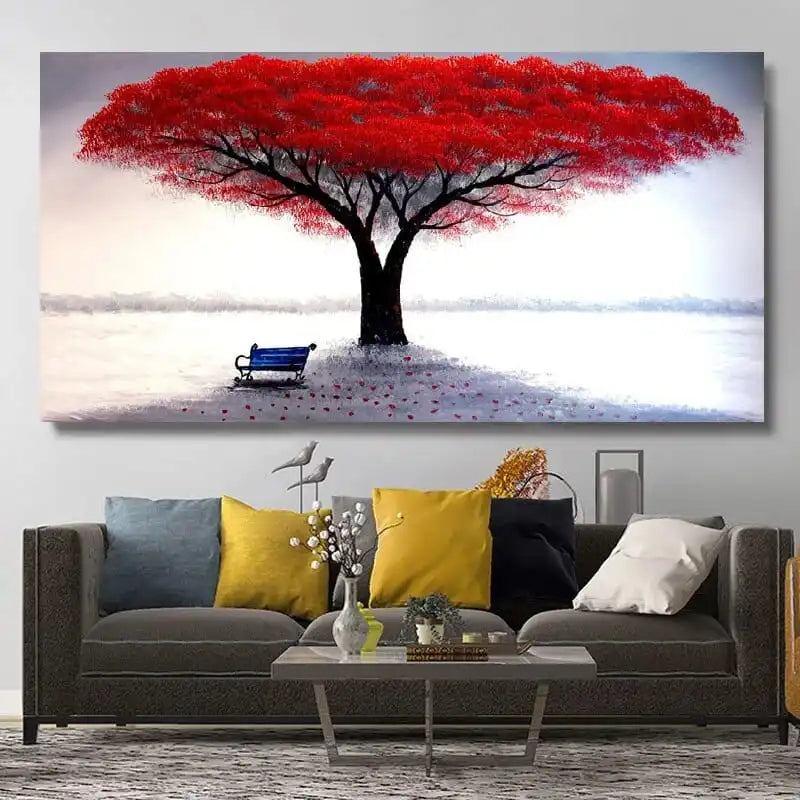 Room Decor Poster Nordic Abstract Tree Canvas Painting Wall Pictures Sticker For Living Room Home Decore Painting Free Shipping