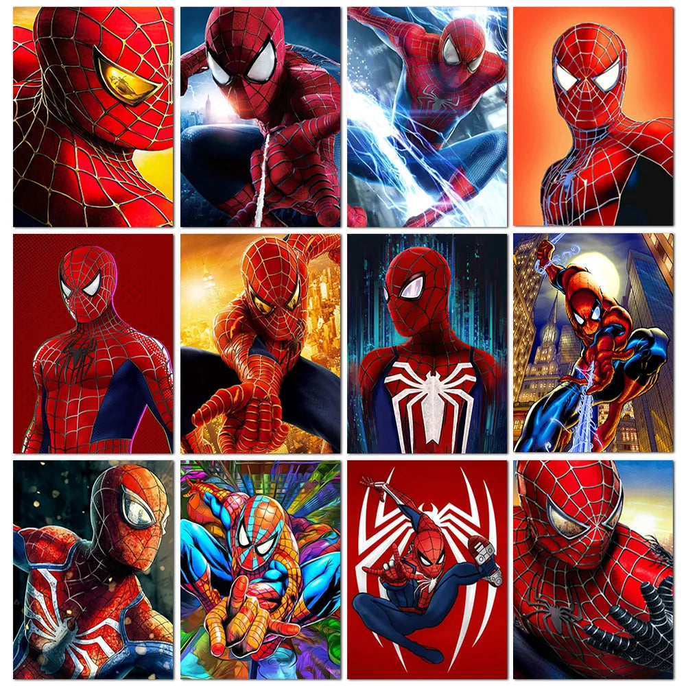 Disney Spiderman Diamant Malerei Held Cartoon Avengers 5D DIY Diamant Stickerei Mosaik Edelstein Puzzle Geschenk Home Decor