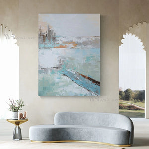 Abstract Wall Art Canvas Artwork No Frame Handmade Modern Acrylic Oil Painting Home Decor Hanging Picture Living Room Decoration