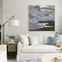 Carica l&#39;immagine nel visualizzatore della Galleria, Modern Home Decor Wall Art Canvas Handmade Abstract Oil Painting Thick Texture Mural For Living Room Bedroom Porch Restaurant