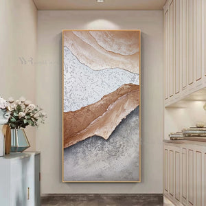 Abstract Canvas Art Hanging Poster Handmade Oil Painting Modern Wall Decoration Picture Living Room Bedroom Porch Large Mural