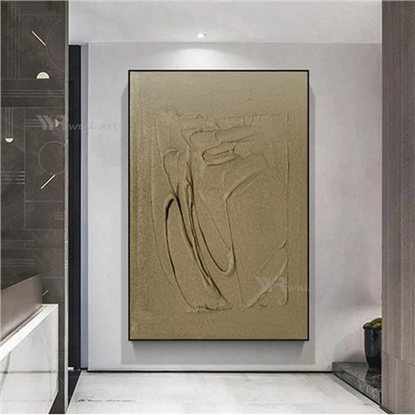 New Wall Art Canvas Decoration Oil Painting Modern Minimalist Handmade Thick Texture Murals Home Hotel Aesthetic Custom Pictures