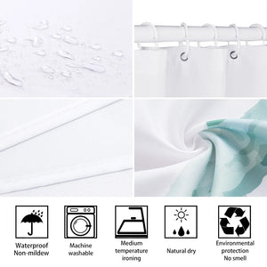 Hero Great White Shark With Gun Cat Funny Shower Curtain For Bathtub Cover Bathroom Cover Bathing Extra Large Wide 12pcs Hooks