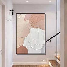 Cargar imagen en el visor de la galería, Handmade Art Abstract Decorative Oil Painting Modern Acrylic Poster Living Room Wall Canvas Mural Bedroom Porch Hanging Picture