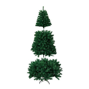 Árbol de Navidad grande de PVC verde cifrado, 1,5 m, 1,8 m, 2,1 m, decoración de Navidad, decoración de escena de fiesta en casa de Año Nuevo 2024