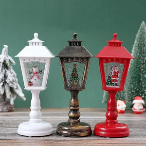 Christmas Santa Lantern Wind Lights Merry Christmas Decoration for Home Xmas 2023 Christmas Ornament Natal Navidad New Year 2024