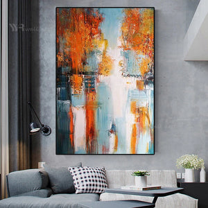 Wall Art Decor Oil Painting Handmade Canvas Poster Modern Abstract Aesthetics Mural Living Room Bedroom Hotel Fashion Picture