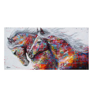 SELBSTLOS Pferd Bilder für Wand Leinwand Malerei Tier Wohnzimmer Dekor moderne abstrakte Kunstdrucke Poster Home Dekoration