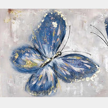 Laden Sie das Bild in den Galerie-Viewer, Beautiful Picture Of The Butterfly Picture Interior Decor Handmade Gold Oil Painting On Canvas Art Poster For Living Room Proch