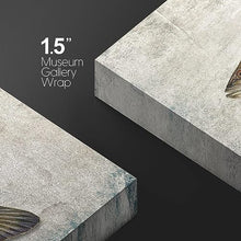 Load image into Gallery viewer, wall26 Framed Canvas Print Wall Art Largemouth Bass Fish on Granite Background Marine Life Animals Digital Art Nautical Scenic Colorful Ultra for Living Room, Bedroom, Office - 16&quot;x24&quot;