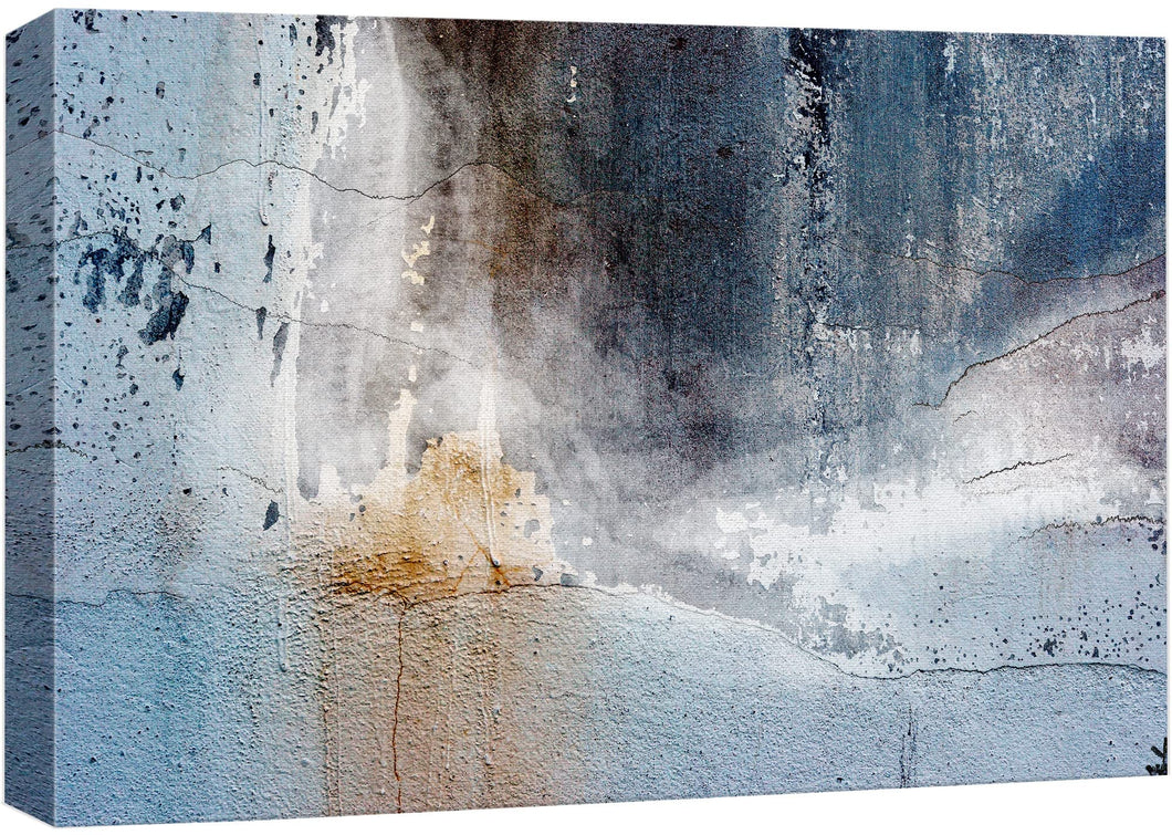 wall26 Arte abstracto en lienzo - Pared envejecida - Impresión giclée Arte moderno para pared | Envoltorio de galería estirado listo para colgar decoración del hogar - 16 x 24