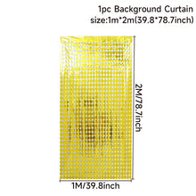 Carica l&#39;immagine nel visualizzatore della Galleria, Tenda per sfondo per feste, fondale con paillettes, decorazioni per matrimoni, baby shower, parete con paillettes, tenda per fondale glitterato, tenda in lamina di compleanno