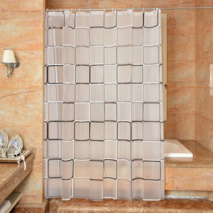 Cortina de ducha de baño 3D impermeable a prueba de moho PEVA cortina de baño cortinas de ducha cortina de puerta de baño ambiental