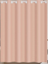 Charger l&#39;image dans la galerie, Imperméable à l&#39;eau moisissure épaississement rideau de douche couleur unie rideau de douche salle de bain rideau Imitation lin rideau de douche D40