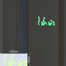 Load image into Gallery viewer, Bathroom Wall Stickers Toilet Home Decoration Removable Wall Decals for Toilet Sticker Decorative Paste Home Decor Glow in Dark