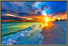 Carica l&#39;immagine nel visualizzatore della Galleria, Pieno di diamanti trapano rotondo paesaggio mosaico diamante ricamo albero pittura diamante steden punto croce diamante arte strass