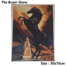 Load image into Gallery viewer, HUACAN Full Square/Round Drill Diamond Painting Kit Horse 5D DIY Diamond Embroidery Animal Needlework Home Decor