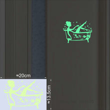 Load image into Gallery viewer, Bathroom Wall Stickers Toilet Home Decoration Removable Wall Decals for Toilet Sticker Decorative Paste Home Decor Glow in Dark