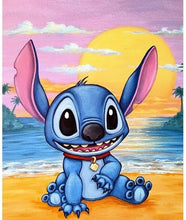 Carica l&#39;immagine nel visualizzatore della Galleria, Disney 5D fai da te diamante ricamo cartone animato Lilo e Stitch immagine mosaico decorazioni per la casa trapano rotondo pittura diamante kit punto croce