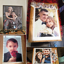 Laden Sie das Bild in den Galerie-Viewer, AZQSD 5D-Diamant-Gemälde, volles quadratisches Foto, benutzerdefinierte DIY-Diamant-Stickerei, Verkauf, runder Bohrer, Bild von Strass, handgefertigtes Geschenk