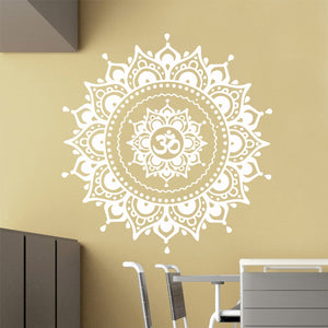 Indian Yoga Mandala Wall Sticker Pvc Wall Art Stickers Modern Fashion Wallsticker For Bedroom Decoration Wall Art Sticker Murals