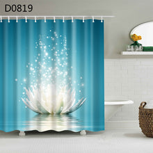 Load image into Gallery viewer, YOMDID Polyester Fiber Bath Curtain 3d Printed Shower Curtain with 12 Hooks for Home Bathroom Decor Bath Screen Cortina de ducha