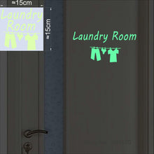 Load image into Gallery viewer, Bathroom Wall Stickers Toilet Home Decoration Removable Wall Decals for Toilet Sticker Decorative Paste Home Decor Glow in Dark