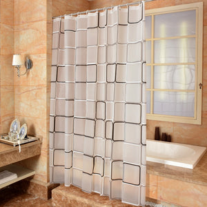 Badezimmer-Duschvorhang, 3D, wasserdicht, schimmelfest, PEVA, Badvorhang, Duschvorhang, umweltfreundlich, Toilettentürvorhang