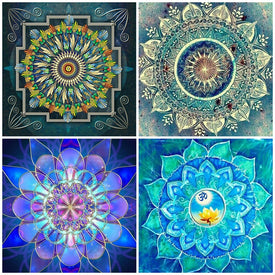 HUACAN 5D Diamond Painting Mandala Full Square Cross Stitch New Arrival Diamond Embroidery Flower Mosaic Handicraft Wall Art