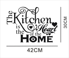 Load image into Gallery viewer, Kitchen Wall Stickers Vinyl Wall Decals for Kitchen English Quote Home Decor Art Decorative Stickers PVC Dining Room For Bar PVC