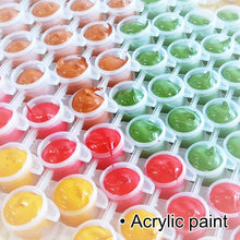 Carica l&#39;immagine nel visualizzatore della Galleria, RUOPOTY Cornice Immagine Dipinto Fai da Te con i Numeri Animali Leone da colorare con i Numeri Dipinto su Tela Acrilico Dipinto a Mano Disegno Artistico